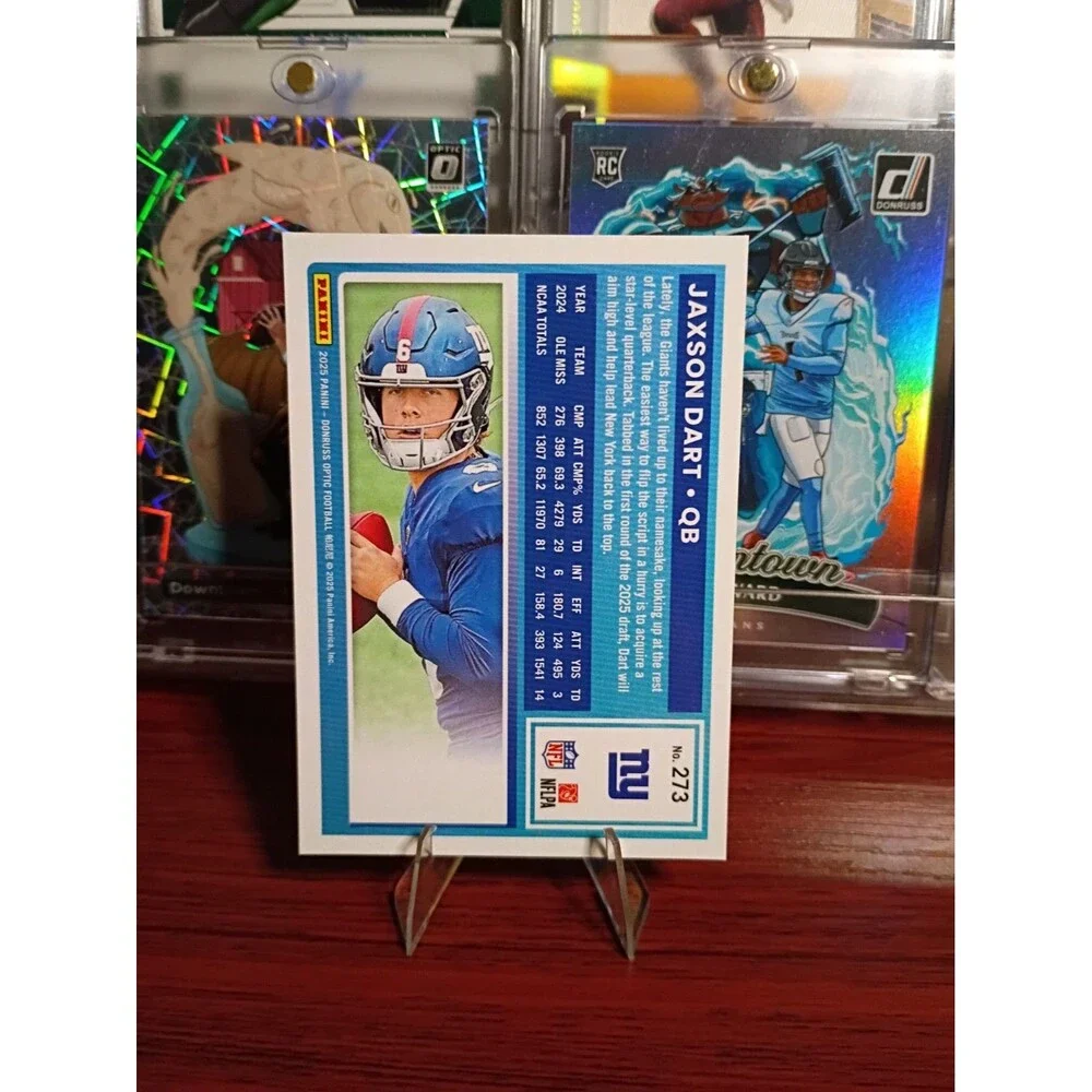 2025 Panini Donruss Optic - Rated Rookie Jaxson Dart #273 (RC)